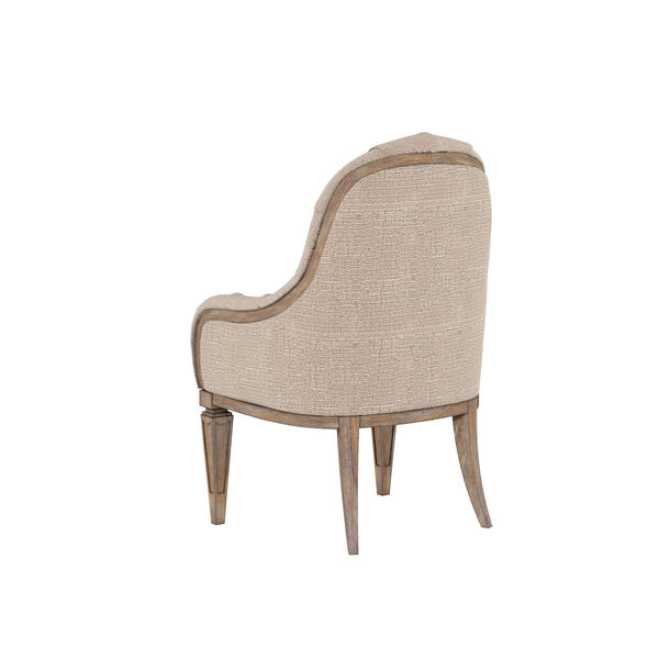 Architrave Brown Upholstered Arm Chair, image 4