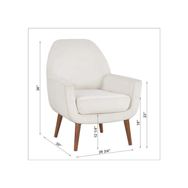 Accera Velvet Arm Chair, image 3