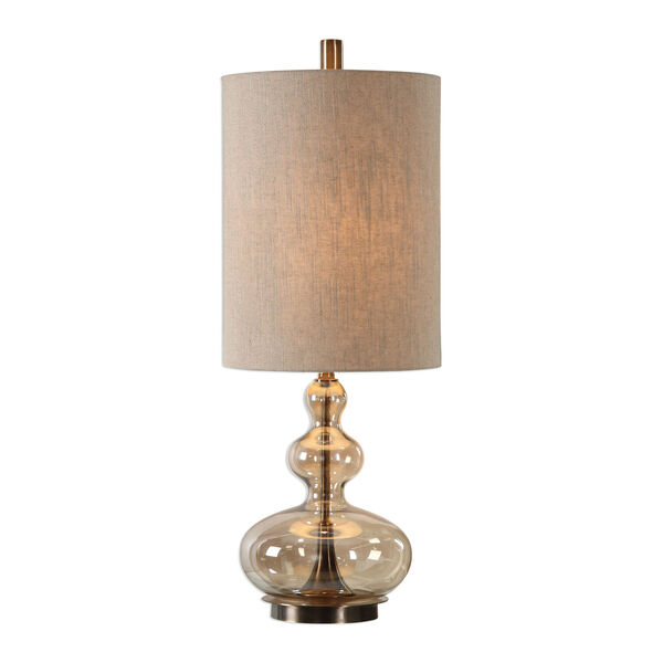 Formoso Amber Glass Table Lamp, image 1