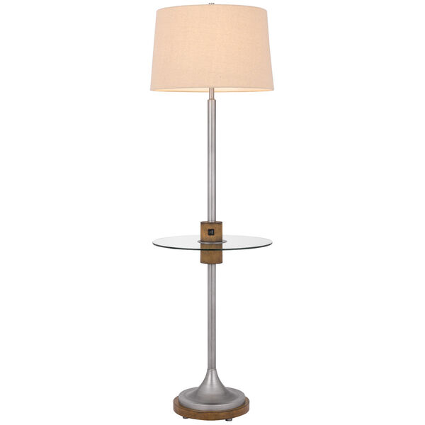Lavaca Antique Silver One-Light Floor Lamp, image 4