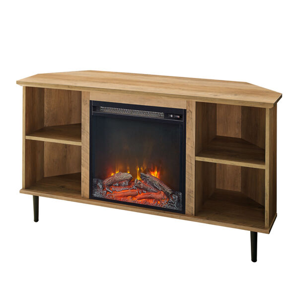 Clyde Barnwood Fireplace Console, image 5