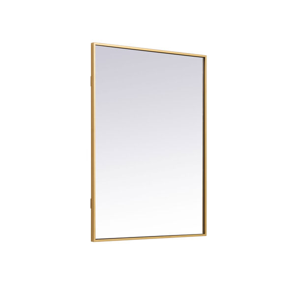 Eternity Brass 27-Inch Rectangular Mirror, image 5