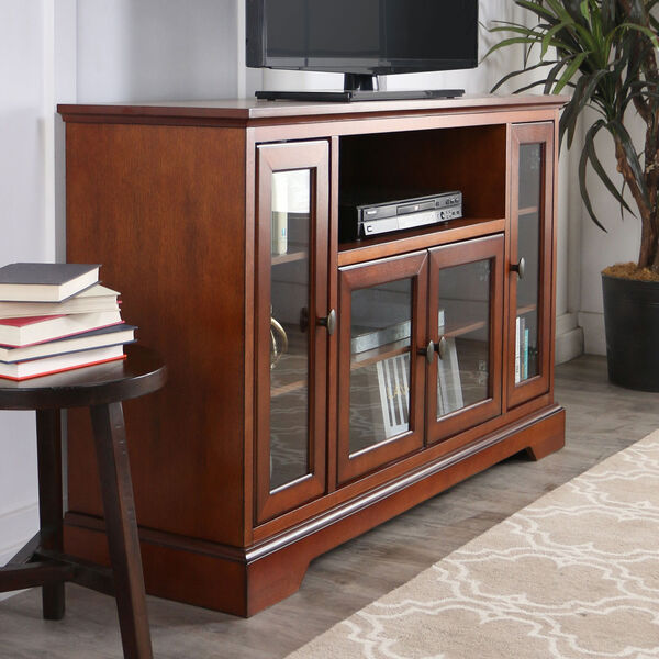 Rustic Brown 52-Inch TV Stand Console, image 2