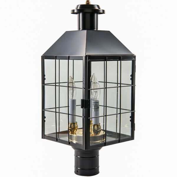 American Heritage Black Post Mounted Outdoor Light, image 3