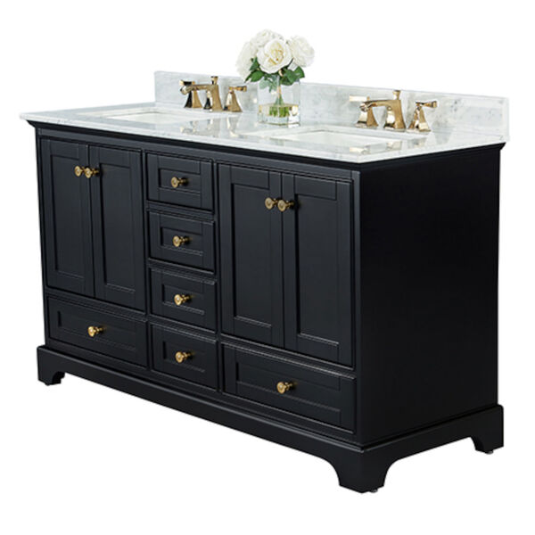 Audrey Black Onyx 60-Inch Vanity Console with Mirror, image 2