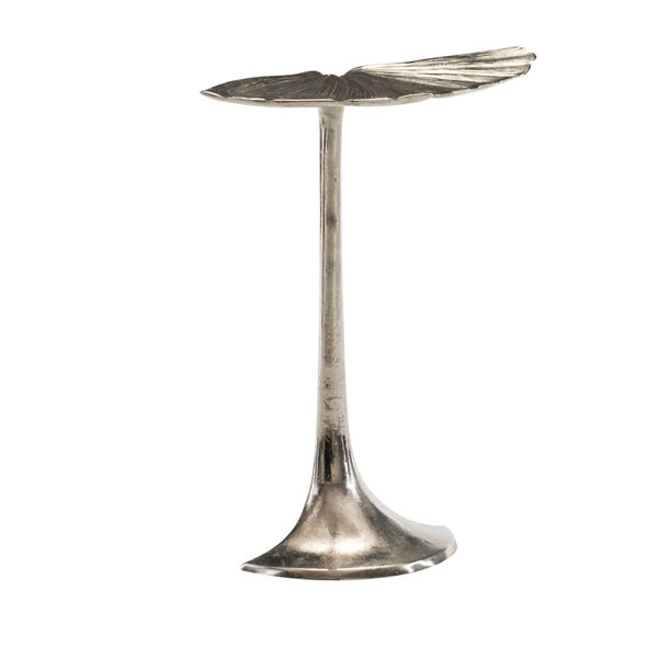 Annabella Satin Nickel Accent Table, image 1