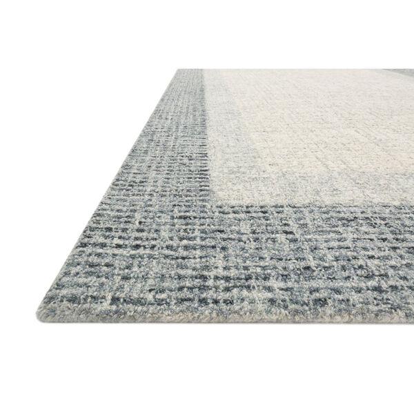 Rosina Gray and Blue 2 Ft. 6 In. x 7 Ft. 6 In. Hand Tufted Rug, image 3