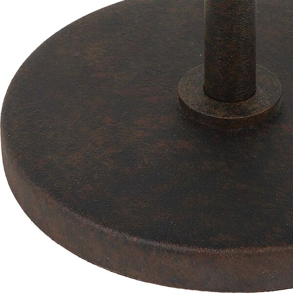 Forge White Black Industrial Accent Table, image 5