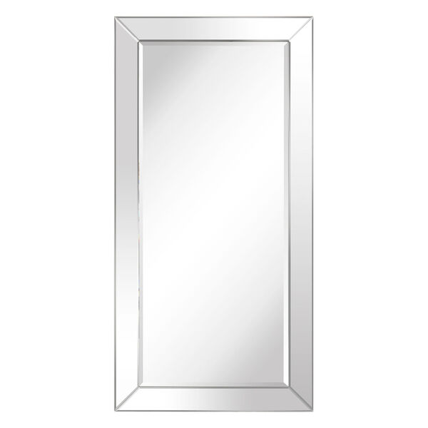 Moderno Clear 80 x 40-Inch Beveled Rectangle Floor Mirror, image 2