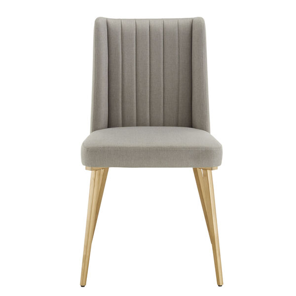 Minnie Gray and Gold Dining Chair, image 2