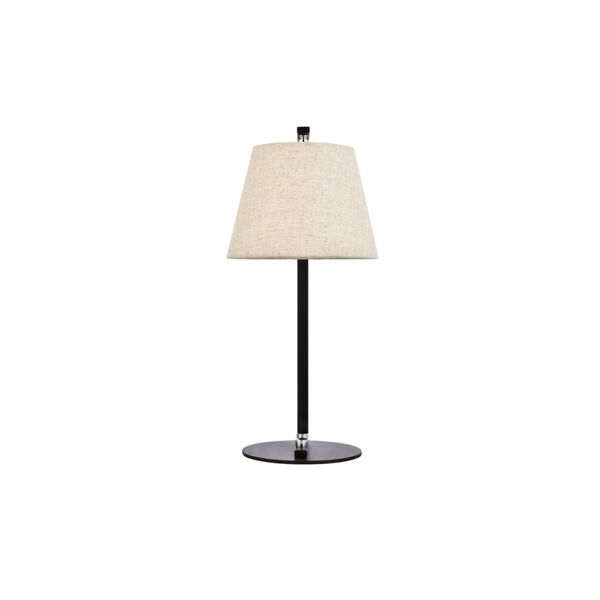 Tomlinson Black and White One-Light Table Lamp, image 3