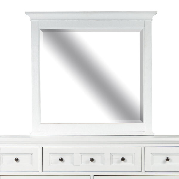 Heron Cove Relaxed Traditional Soft White Landscape Mirror, image 2