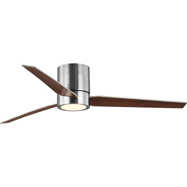 Braden Brushed Nickel 56-Inch LED One-Light Ceiling Fan, image 1