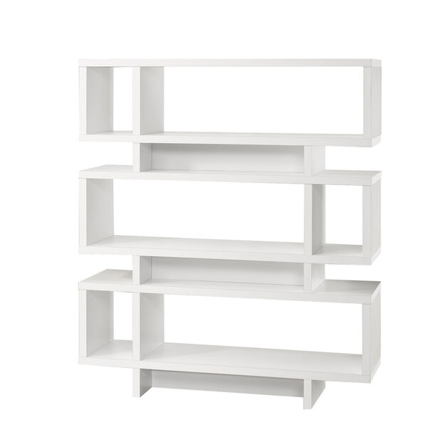 Bookcase - 55H / White Modern Style, image 2