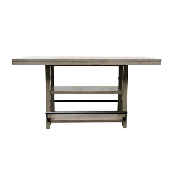 Essex Gray Wood Bar Table, image 1