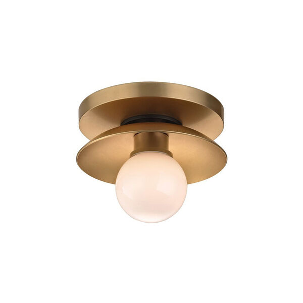 Julien Aged Brass LED 5-Inch One-Light Bath Sconce, image 1