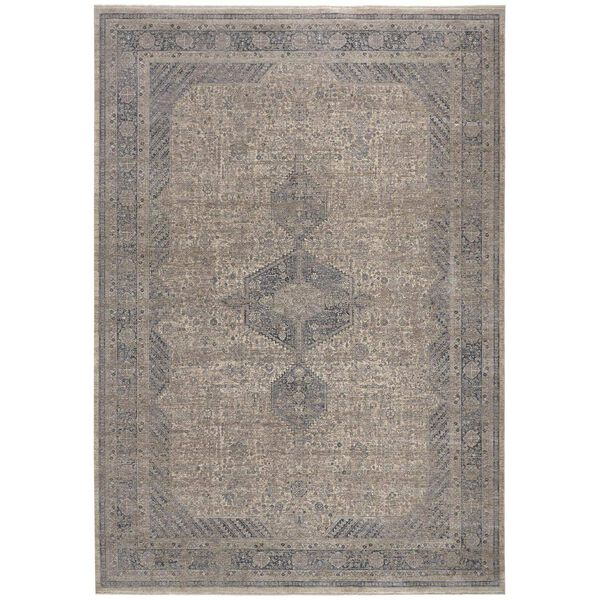 Marquette Taupe Gray Blue Area Rug, image 1
