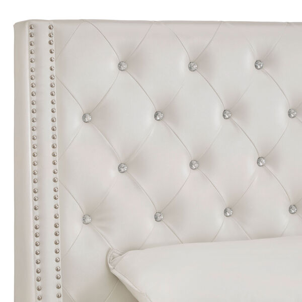 Sotello Crystal Tufted Queen Bed, image 4