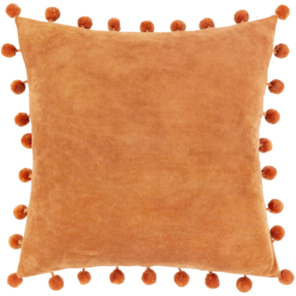 Serengeti Burnt Orange 20 x 20 Inch Throw Pillow, image 1