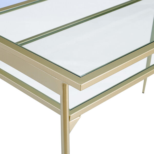 Rayna Gold Two Tier Desk, image 6