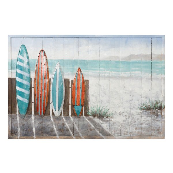 Surfers Paradise Multicolor Mixed-Media Wall Art, image 1