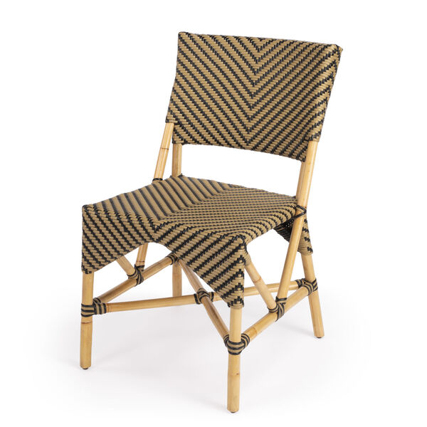 Ciel Brown Rattan Side Chair, image 1