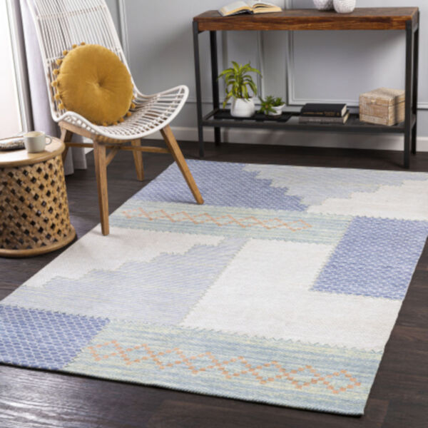 Didim Denim and Mint Runner: 2 Ft. 6 In. x 8 Ft. Rug, image 2