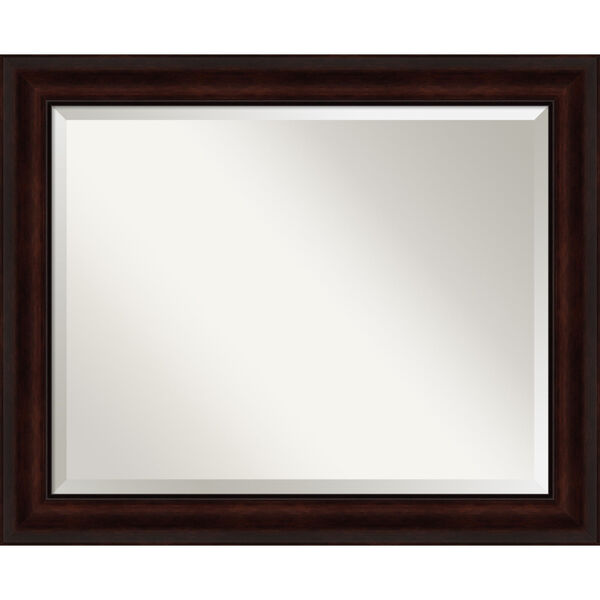 Brown 33W X 27H-Inch Bathroom Vanity Wall Mirror, image 1