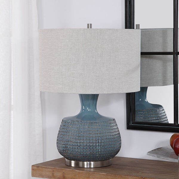 Hearst Blue One-Light Table Lamp, image 4