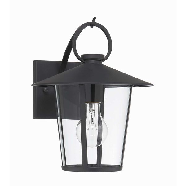 Andover Matte Black One-Light Outdoor Wall Mount, image 4