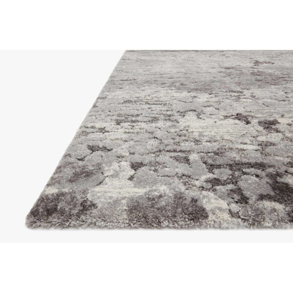 Theory Charcoal and Gray Rectangle: 5 Ft. 3 In. x 7 Ft. 8 In. Rug, image 2