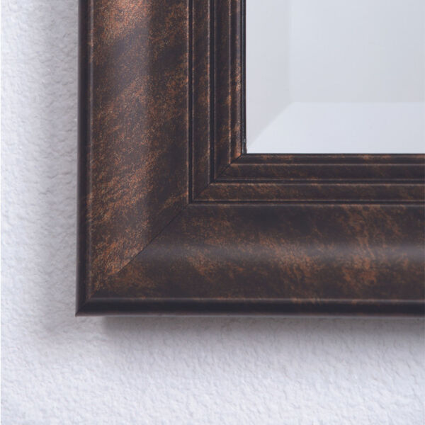 Dark Bronze 36-Inch Tall Framed Mirror, image 2