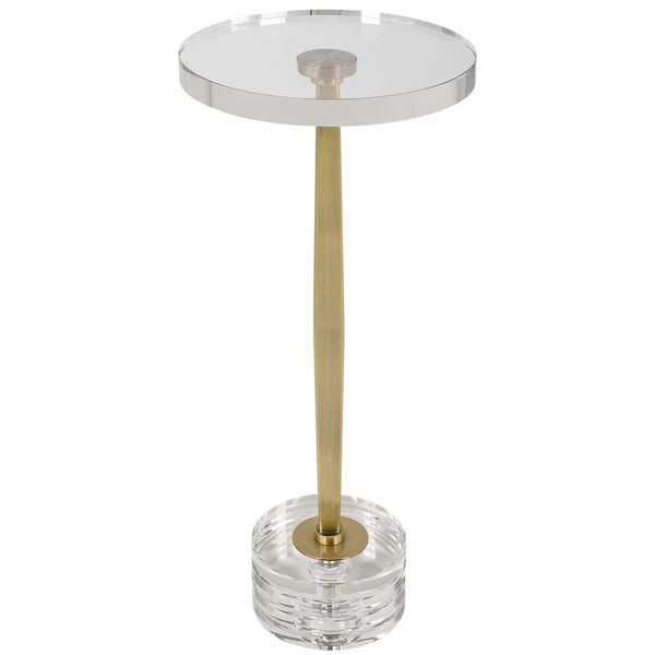 Groove Gold Crystal Drink Table, image 1