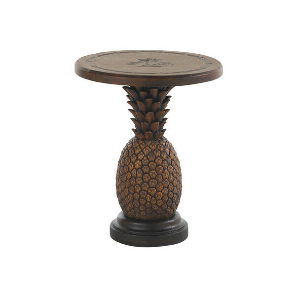 Alfresco Living Brown Pineapple End Table, image 1