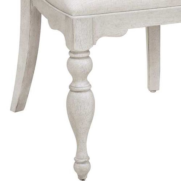 Glendale Estates White Upholstered Dining Side Chair, image 4