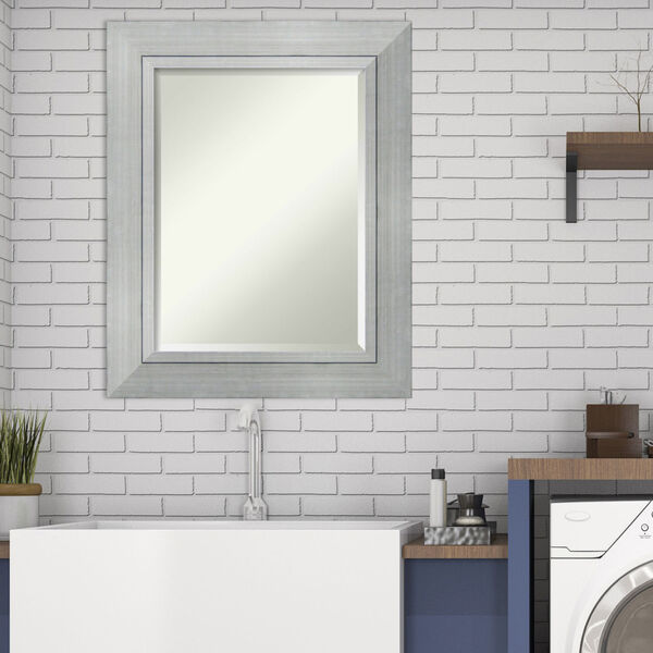 Romano Silver 25W X 31H-Inch Bathroom Vanity Wall Mirror, image 3
