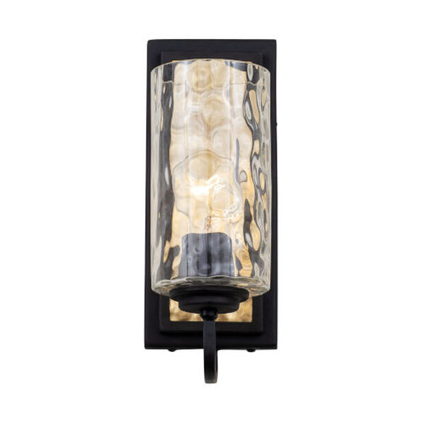 Hammer Time Carbon and French Gold One-Light Wall Sconce, image 4