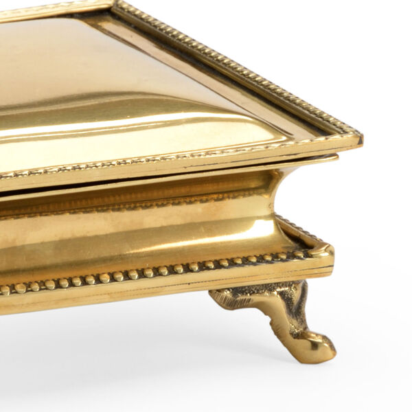 Polished Brass Decorative Box, image 2