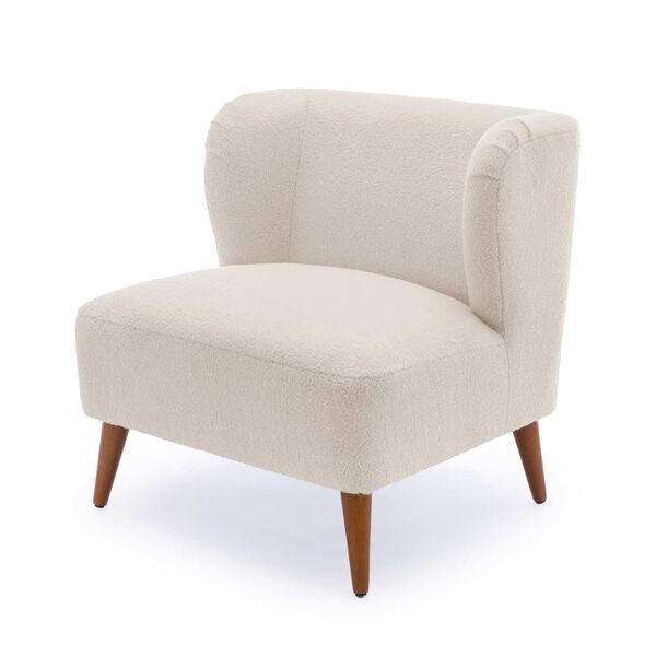 Vesper Boucle White Accent Chair, image 5