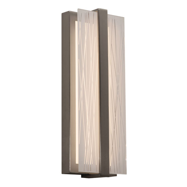Gallery Satin Nickel LED Wall Sconce, image 1