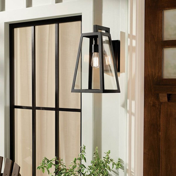Delison Rubbed Bronze One-Light Outdoor Wall Sconce, image 2