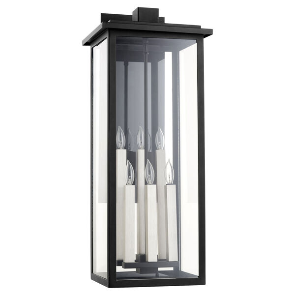 Westerly Noir Six-Light Outdoor Wall Sconce, image 1