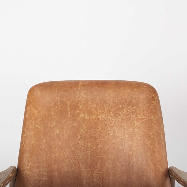 Westan Cognac Wood Accent Chair, image 6