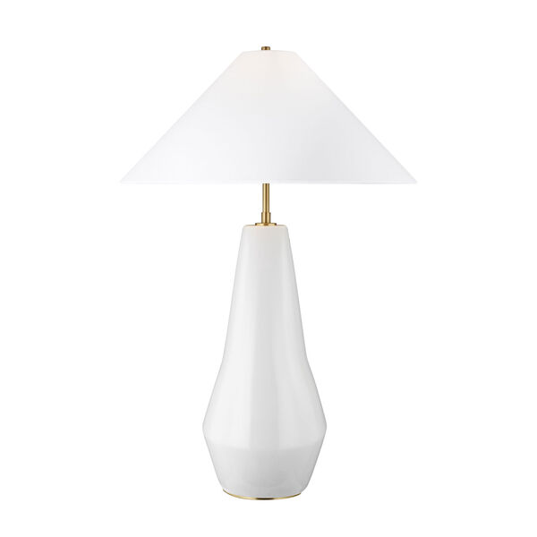 Contour Arctic White 21-Inch LED Table Lamp, image 1