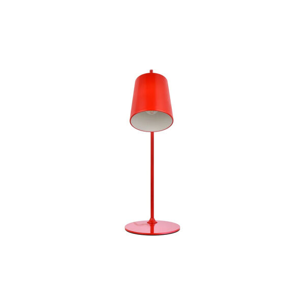 Leroy Red One-Light Table Lamp, image 3
