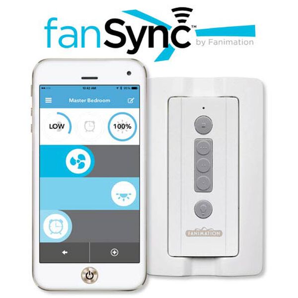 fanSync Bluetooth Receiver Unit for Single Light and Hand-held Transmitter, image 2