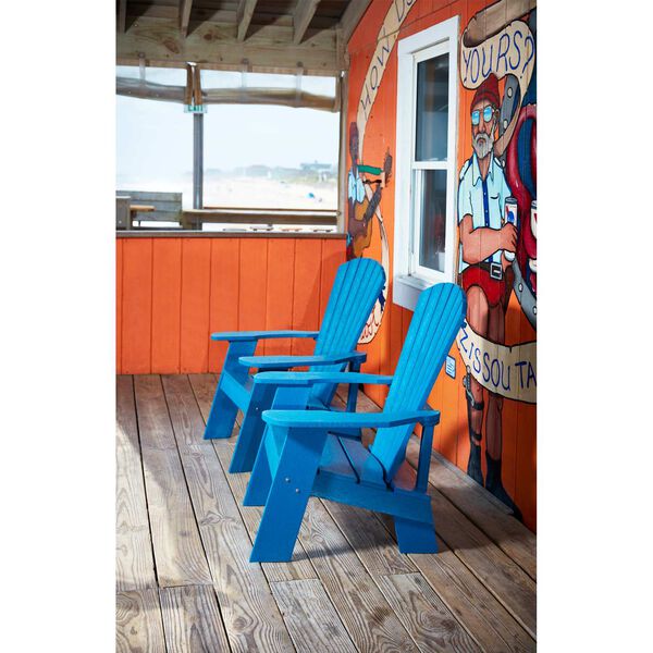 Capterra Casual Pacific Blue Adirondack Chair, image 8