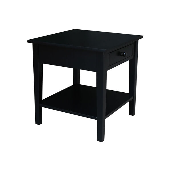 Spencer Black End Table, image 4