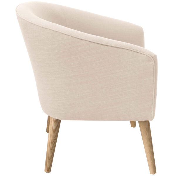 Linen Talc 31-Inch Deco Chair, image 3