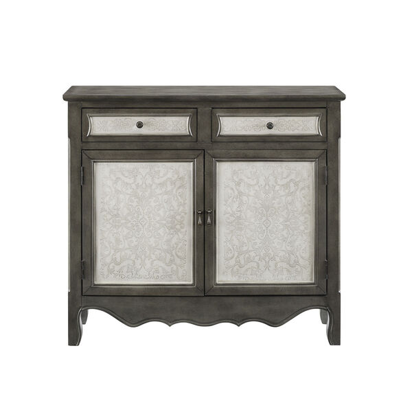 Adrian Gray Antique Console Cabinet, image 4
